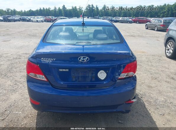 KMHCT4AE6GU991354 2016 HYUNDAI ACCENT Blue Սարքավորումների վահանակի տեսք