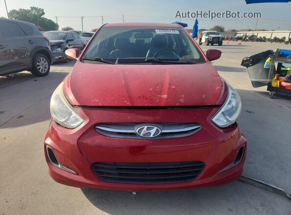 KMHCT4AE6HU313432 2017 HYUNDAI ACCENT Red Front view