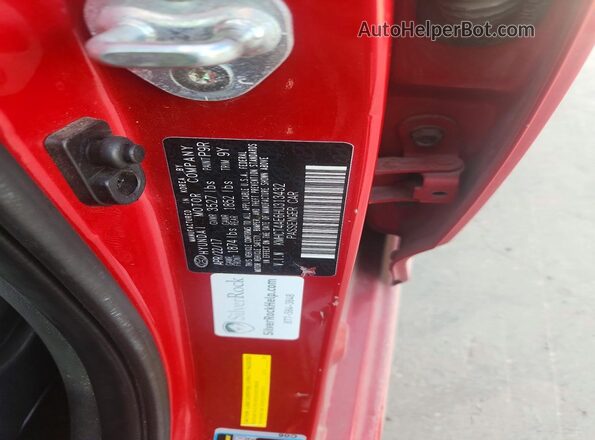 KMHCT4AE6HU313432 2017 HYUNDAI ACCENT Red Engine compartment view