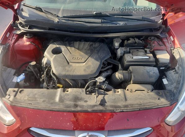 KMHCT4AE6HU313432 2017 HYUNDAI ACCENT Red Rear interior view