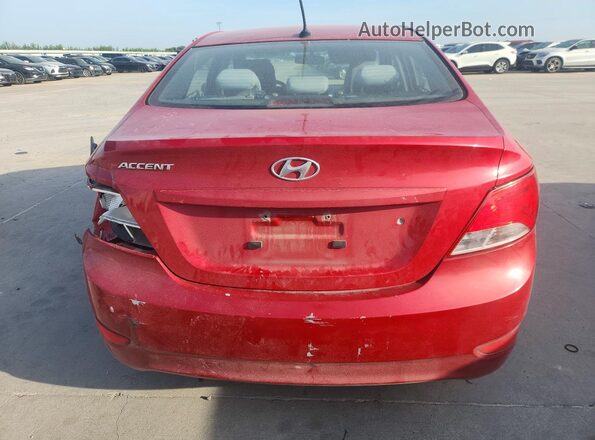 KMHCT4AE6HU313432 2017 HYUNDAI ACCENT Red Rear view