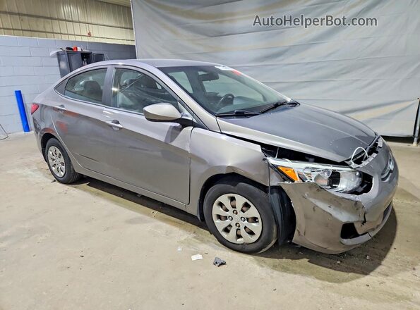 KMHCT4AE6HU366700 2017 HYUNDAI ACCENT Серый Передняя правая четверть
