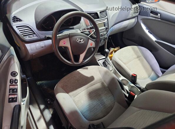KMHCT4AE6HU366700 2017 HYUNDAI ACCENT Серый Вид панели приборов