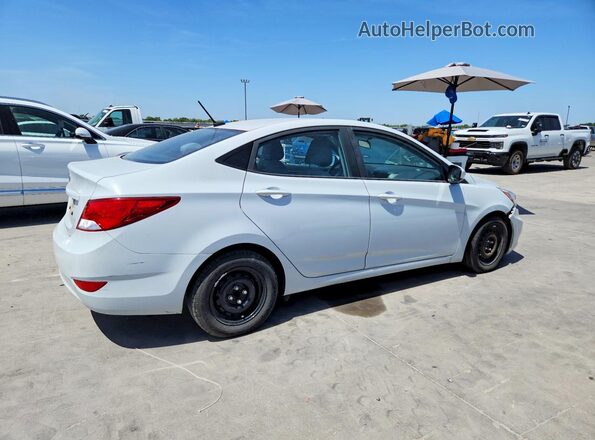 KMHCT4AE6HU395338 2017 HYUNDAI ACCENT White Передня права чверть