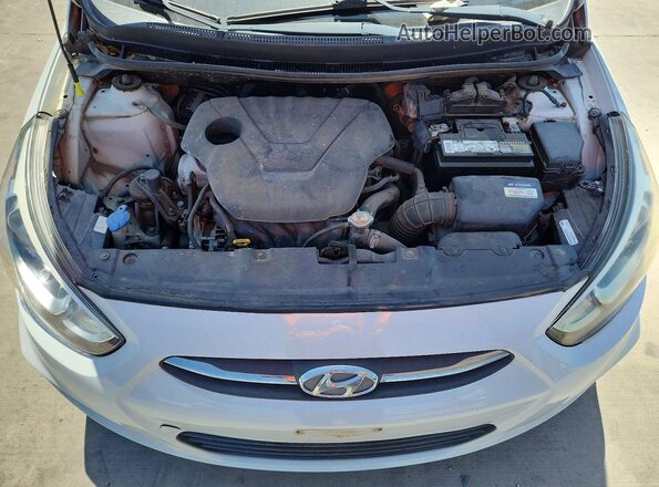 KMHCT4AE6HU395338 2017 HYUNDAI ACCENT White Вид підкапотного простору