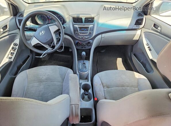KMHCT4AE6HU395338 2017 HYUNDAI ACCENT White Вид щитка приладів