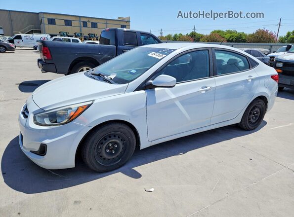 KMHCT4AE6HU395338 2017 HYUNDAI ACCENT White Задня ліва чверть