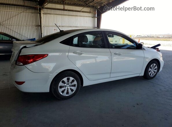 KMHCT4AE7GU000243 2016 HYUNDAI ACCENT White Задня права чверть