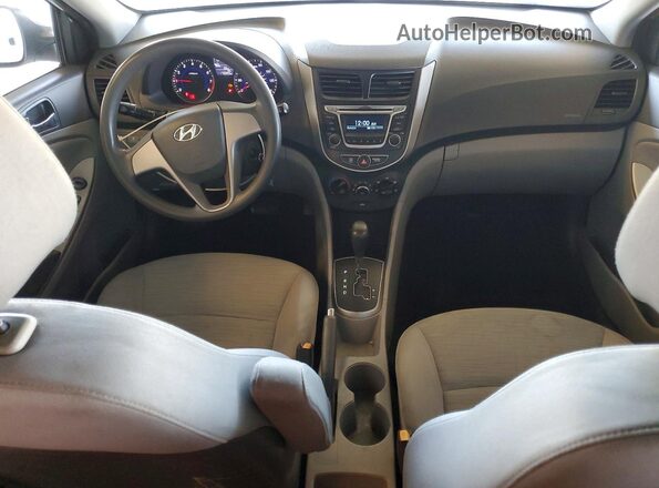 KMHCT4AE7GU000243 2016 HYUNDAI ACCENT White Вид панелі приладів