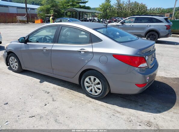 KMHCT4AE7GU073628 2016 HYUNDAI ACCENT Silver უკანა მარცხენა