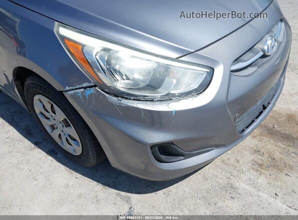 KMHCT4AE7GU073628 2016 HYUNDAI ACCENT Silver უკანა სალონის ხედი
