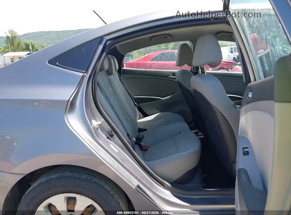 KMHCT4AE7GU073628 2016 HYUNDAI ACCENT Silver VIN კოდის სტიკერის ხედი