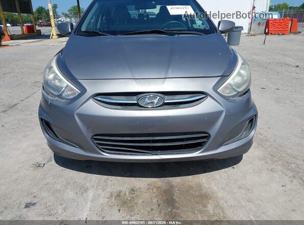 KMHCT4AE7GU073628 2016 HYUNDAI ACCENT Silver წინა ხედი