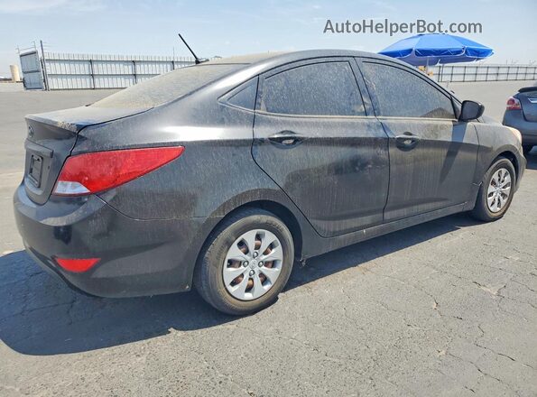 KMHCT4AE7GU081079 2016 HYUNDAI ACCENT Black Հետևի աջ