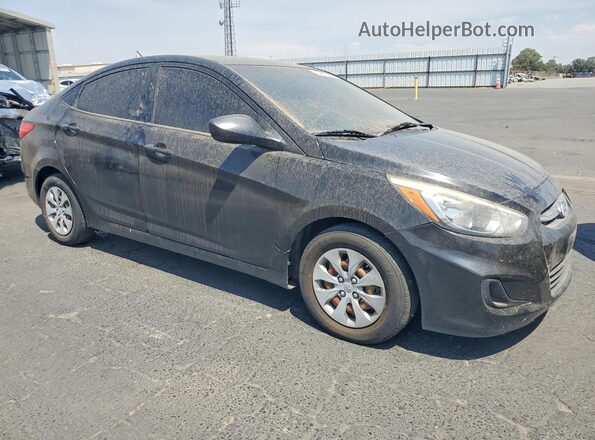 KMHCT4AE7GU081079 2016 HYUNDAI ACCENT Black Առջևի աջ
