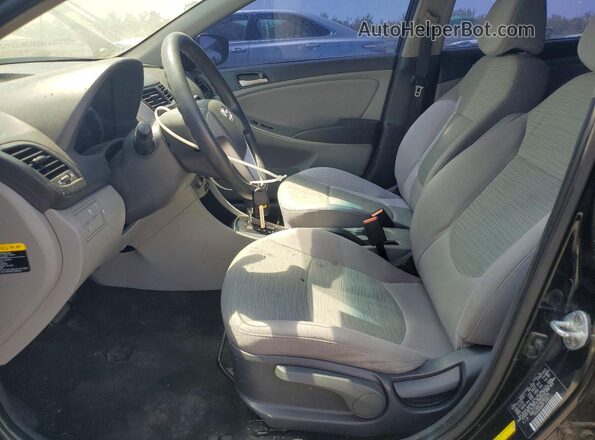 KMHCT4AE7GU081079 2016 HYUNDAI ACCENT Black Սալոնի դիմացի տեսք