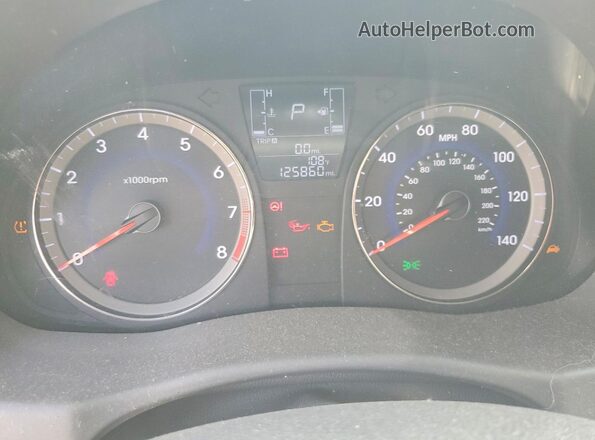 KMHCT4AE7GU081079 2016 HYUNDAI ACCENT Black Սարքավորումների վահանակի տեսք