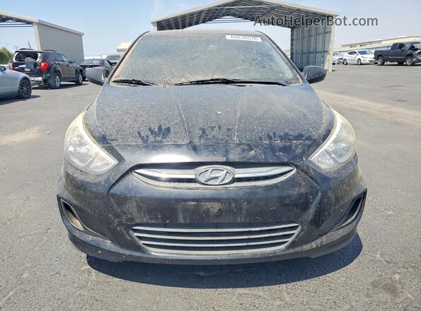 KMHCT4AE7GU081079 2016 HYUNDAI ACCENT Black Դիմացի տեսք