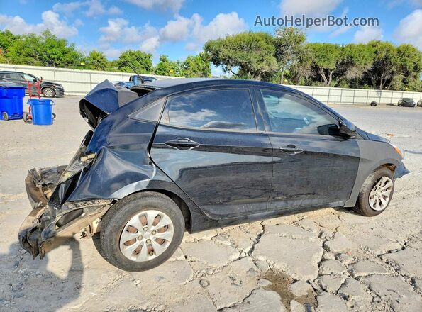 KMHCT4AE7GU096178 2016 HYUNDAI ACCENT Black Задня права чверть