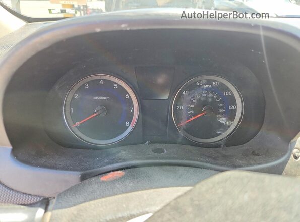 KMHCT4AE7GU120236 2016 HYUNDAI ACCENT Белый Вид щитка приборов