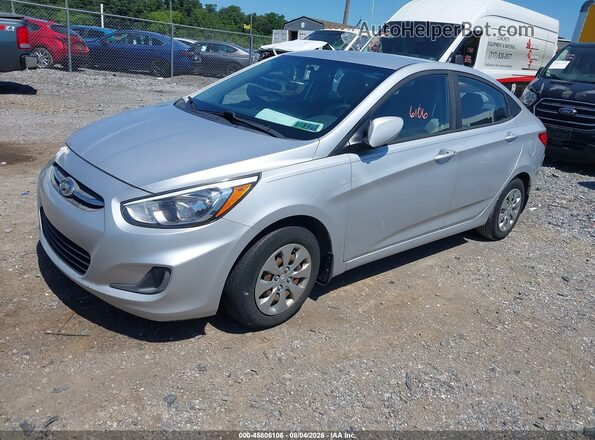 KMHCT4AE7GU139630 2016 HYUNDAI ACCENT Серебряный Передняя левая четверть