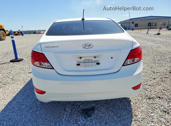KMHCT4AE7GU140258 2016 HYUNDAI ACCENT Белый Вид сзади