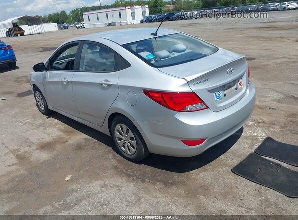 KMHCT4AE7GU943510 2016 HYUNDAI ACCENT Silver Հետևի ձախ