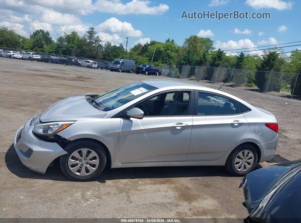 KMHCT4AE7GU943510 2016 HYUNDAI ACCENT Silver Սալոնի 360 աստիճան տեսք
