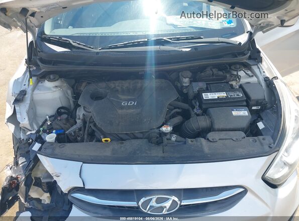 KMHCT4AE7GU943510 2016 HYUNDAI ACCENT Silver Հետևի տեսք