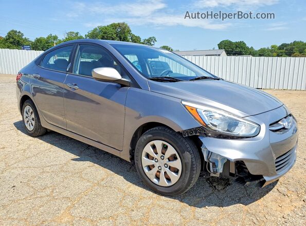 KMHCT4AE7GU945533 2016 HYUNDAI ACCENT Gray Front right