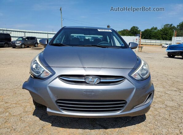KMHCT4AE7GU945533 2016 HYUNDAI ACCENT Gray Front view