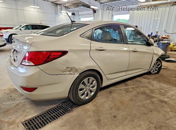 KMHCT4AE7GU952627 2016 HYUNDAI ACCENT Beige Հետևի աջ