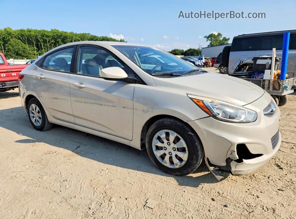 KMHCT4AE7GU966950 2016 HYUNDAI ACCENT Cream Front right