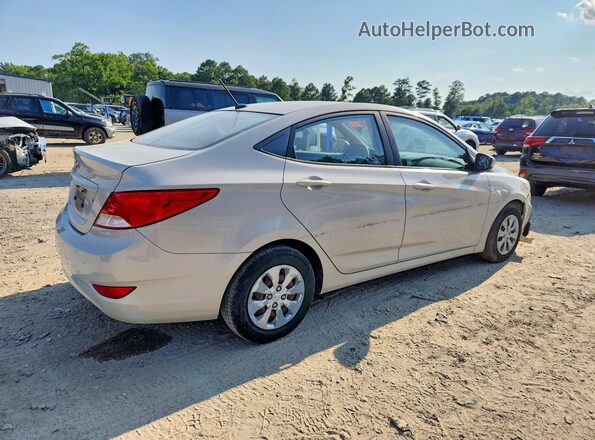 KMHCT4AE7GU966950 2016 HYUNDAI ACCENT Cream Rear right