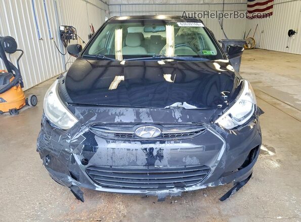 KMHCT4AE7HU358265 2017 HYUNDAI ACCENT Black Front view