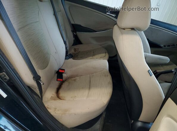 KMHCT4AE7HU358265 2017 HYUNDAI ACCENT Black Rear seats view