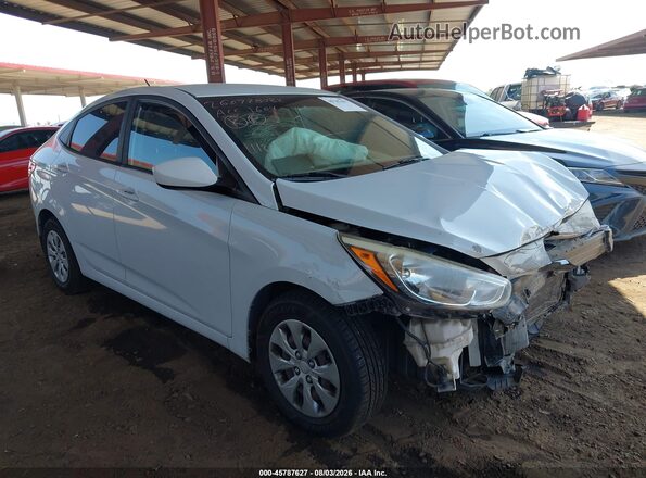 KMHCT4AE7HU361604 2017 HYUNDAI ACCENT White Front view