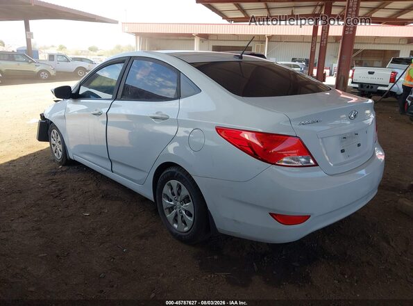 KMHCT4AE7HU361604 2017 HYUNDAI ACCENT White Rear left