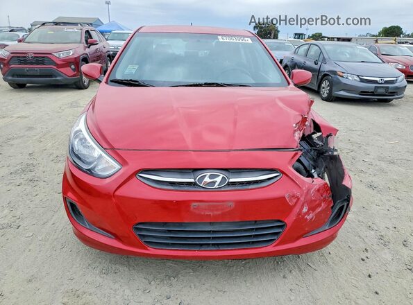 KMHCT4AE8GU078353 2016 HYUNDAI ACCENT Red 