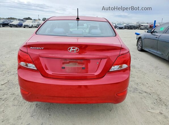KMHCT4AE8GU078353 2016 HYUNDAI ACCENT Red 
