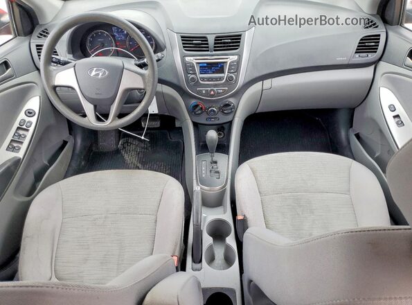 KMHCT4AE8GU078353 2016 HYUNDAI ACCENT Red 