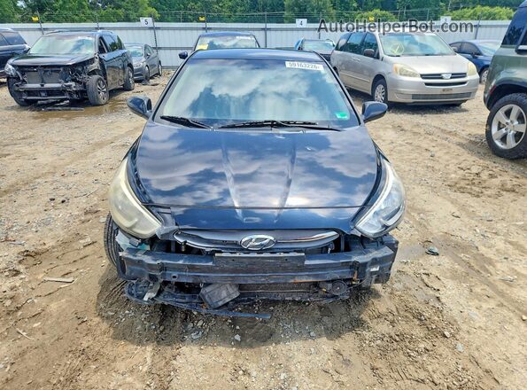 KMHCT4AE8GU160969 2016 HYUNDAI ACCENT Black Դիմացի տեսք