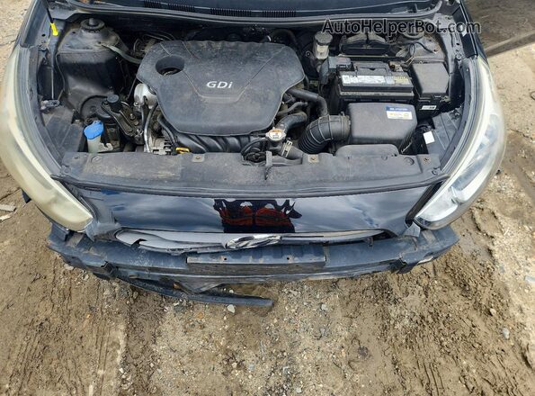 KMHCT4AE8GU160969 2016 HYUNDAI ACCENT Black Սալոնի հետևի տեսք