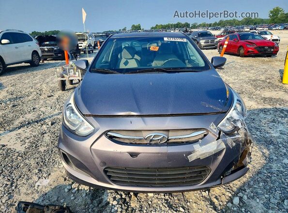 KMHCT4AE8GU162947 2016 HYUNDAI ACCENT Gray Widok z przodu