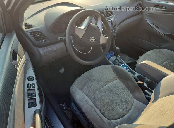 KMHCT4AE8GU162947 2016 HYUNDAI ACCENT Gray Widok deski rozdzielczej