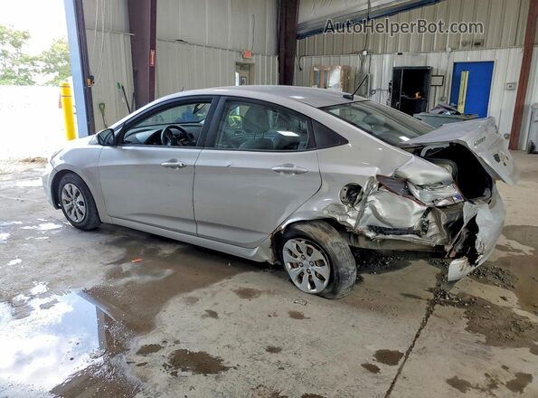 KMHCT4AE8GU947078 2016 HYUNDAI ACCENT Silver უკანა მარცხენა