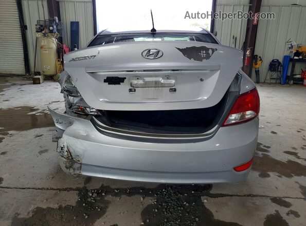 KMHCT4AE8GU947078 2016 HYUNDAI ACCENT Silver უკანა ხედი