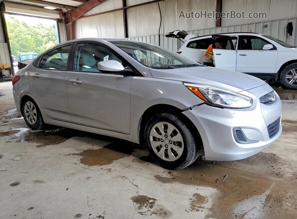 KMHCT4AE8GU947078 2016 HYUNDAI ACCENT Silver წინა მარჯვენა