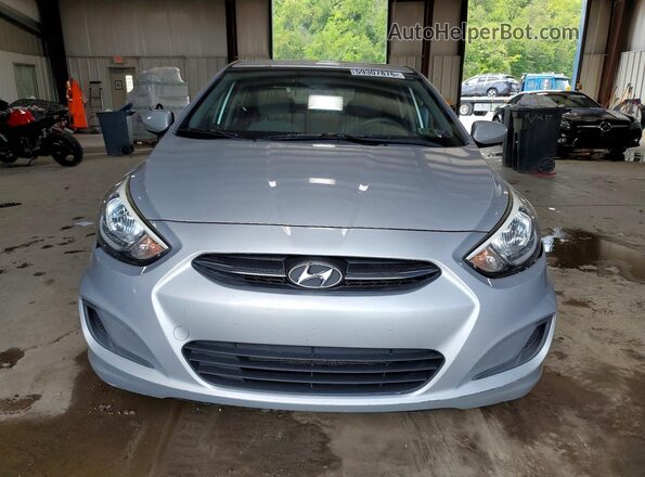 KMHCT4AE8GU947078 2016 HYUNDAI ACCENT Silver წინა ხედი