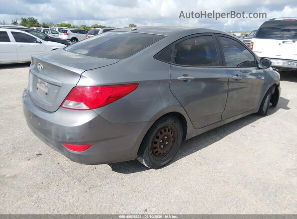 KMHCT4AE8GU949347 2016 HYUNDAI ACCENT Gray Tył prawy